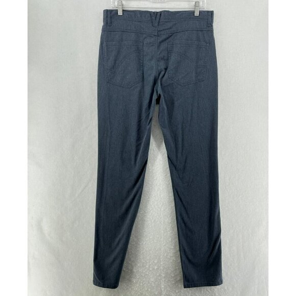 Ring of Fire Pants Mens 32x32 Gray Slim Fit Straight Leg Button 5 Pocket Stretch - Picture 2 of 10